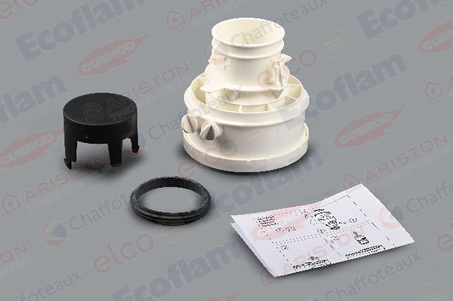 CO-AXIAL FLUE ADAPTER Ø80/125 (64990018-01)