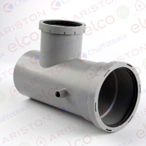 T-PIECE FLUE GAS BOTTOM D.=110/80MM (64990265)