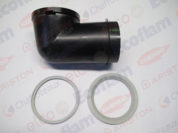 FLUE BEND UNDER HEX (64990622)