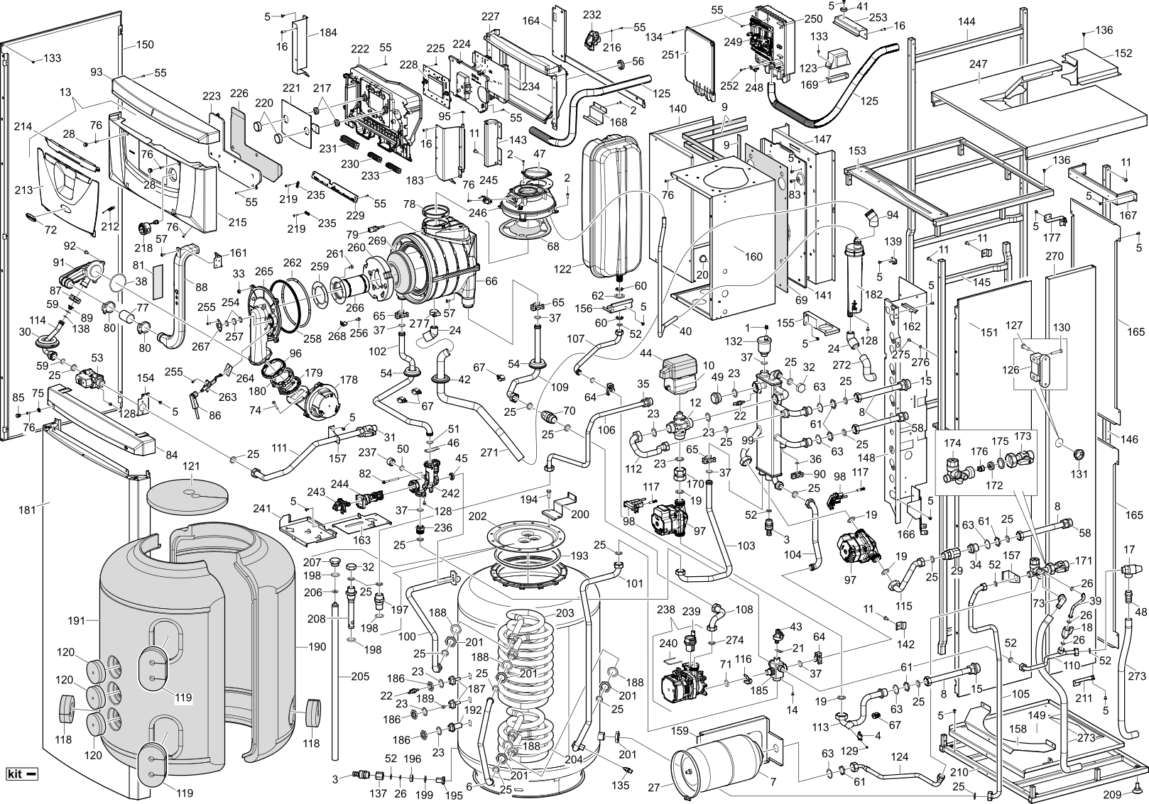 Valtoszelep motor vedoburkolat (1.027567)