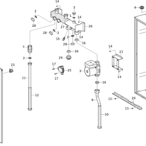 DIM zaroszerkezet kulccsal (1.022264)